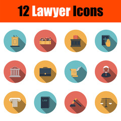 Lawyer Icon Set