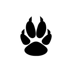 the trail of the Fox. Vector illustration