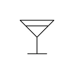 Cocktail glass icon