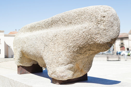 Stone boar (verraco) of Toro, Castile and Leon, Spain