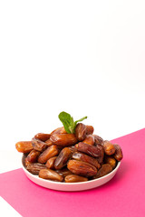 Dates fruits,with mint for Ramadan