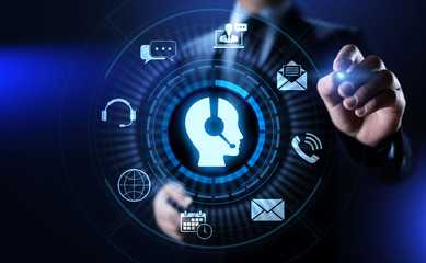 Support Customer Service Quality assurance Business Technology concept.