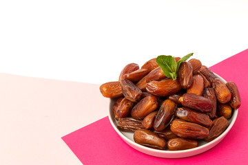 Dates fruits,with mint for Ramadan