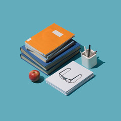 Back to school student desktop