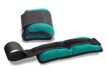 Weight ankle isolated on white background