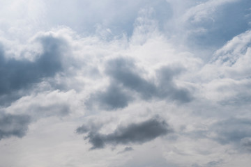Fototapeta na wymiar Wolken vor dem Gewitter