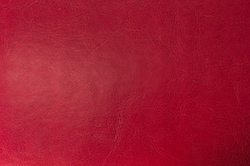 Red leather textured surface background