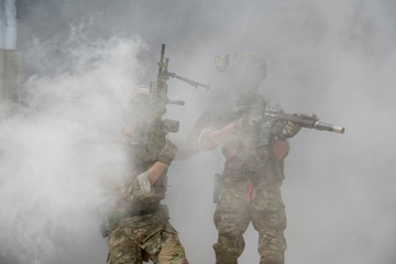 Soldiers without seeing their faces