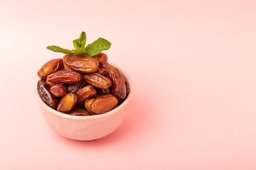 Dates fruits,with mint for Ramadan