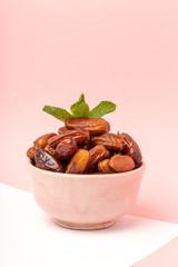 Dates fruits,with mint for Ramadan