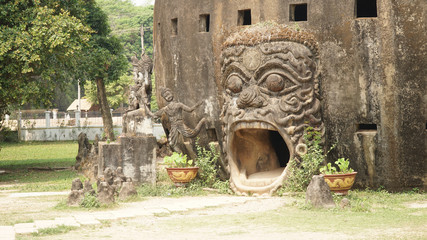 Xieng Khuan buddha park near Vientiane, Laos.