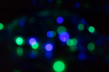 Bokeh lights on the background