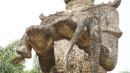 Xieng Khuan buddha park near Vientiane, Laos.