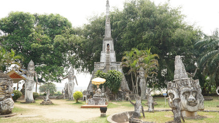 Xieng Khuan buddha park near Vientiane, Laos.