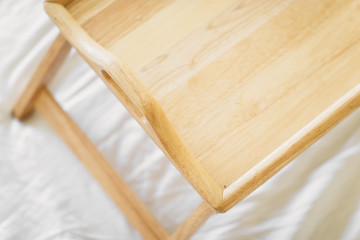 solid wood table for dining in bed