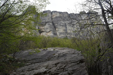 Outdoor and trekking in nature, italian hills 