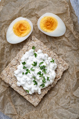 Crispbread with Bacon Bits