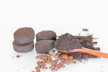 Coffee ground, Coffee residue is applied to the tree and is a natural fertilizer