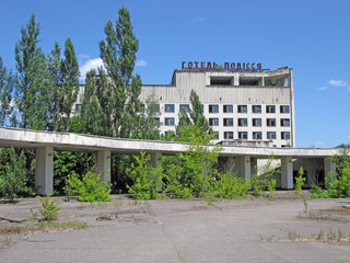 Fototapeta na wymiar Chernobyl zone, Ukraine, Pripyat