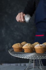 手作りのマフィン