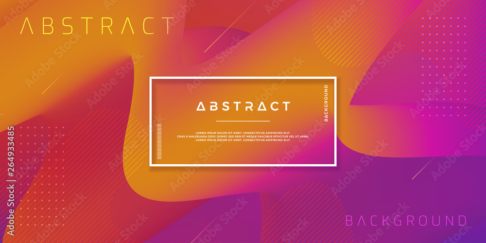 Poster wavy colorful background with 3d style. modern liquid background. abstract background with mixing pi