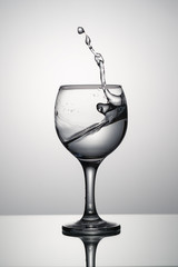 Splash of clear water