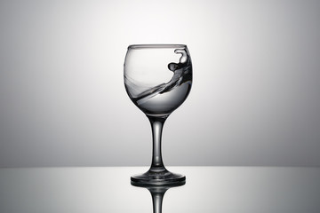 Splash of clear water