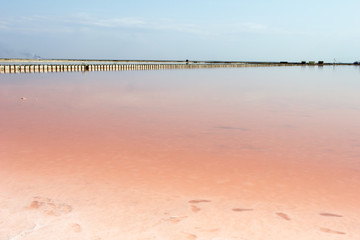 Fototapeta premium pier at sunset