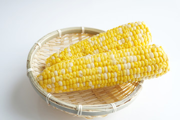 夏の食べ物　とうもろこし