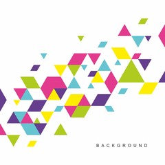 Abstract geometric technological background. Vector creative design.