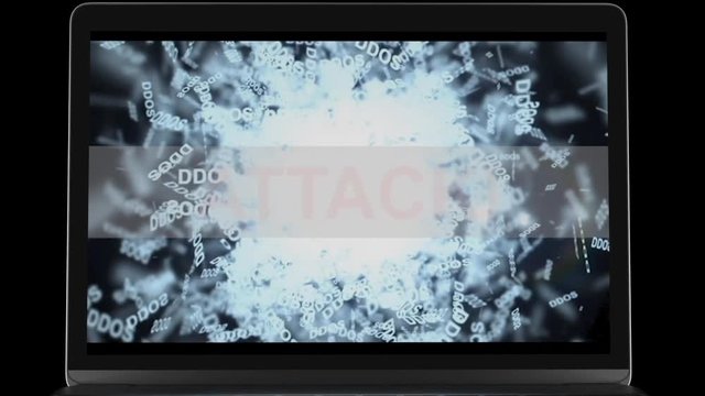 DDOS attack on the server. Computer vulnerability scan 56.
