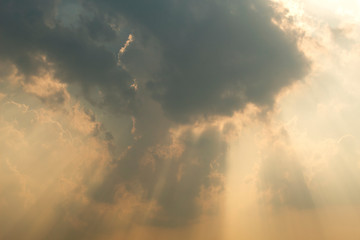 dramatic sky with clouds ,beautiful sky