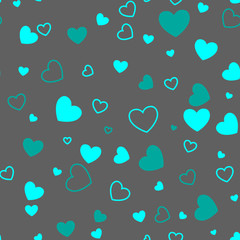 Valentine's day seamless pattern,