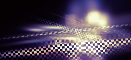 Stylish abstract background with iridescent highlights, topics close to racing and speed  