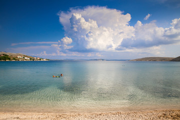 Pag Island, Vlasici beach in the southern part