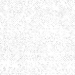 Pattern Grunge Texture on White Background, Black Abstract Dotted Vector, Old Halftone Overlay
