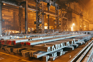 Warehouse metal blank. Electroplating plant for the metal.