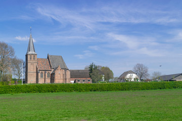 Fototapeta na wymiar Church in the village of Persingen