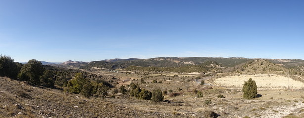 The village of Morella on the hill, Castellon