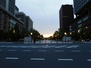 丸の内夕景