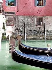 Fototapeta na wymiar venice venezia gondola veneto