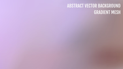 Gradient abstract vector background. Blurred color backdrop. Vector illustration for your graphic design, banner, poster.