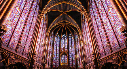 Paris / Sainte Chapelle - Chapelle haute