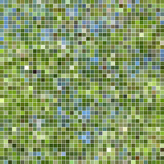 abstract vector square pixel mosaic background