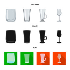 Isolated object of form and celebration symbol. Set of form and volume vector icon for stock.