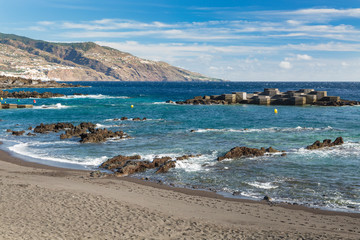 Los Cancajos Beach In La Palma, Spain