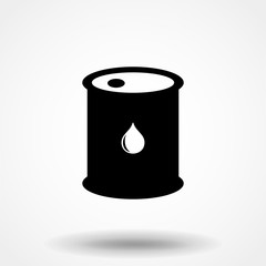 Barrel oil icon vector illustration eps10. Trendy modern vector symbol for web site design or mobile app.