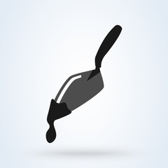 Trowel icon. Vector concept illustration for design