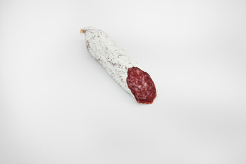 Fuet Is A Catalan Thin, Dry Cured, Sausage Of Pork Meat In A Pork Gut.