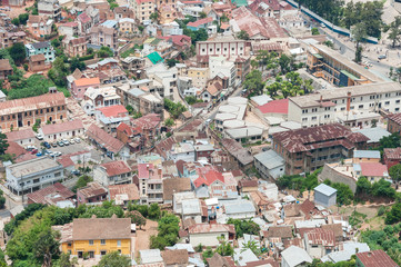 Fototapeta premium Cityscape of Antananarivo, Madagascar